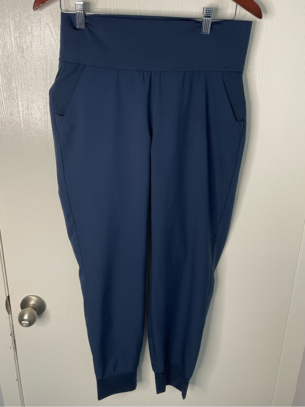 Adidas Recycled Parley Ocean Plastic High Rise Joggers M Blue